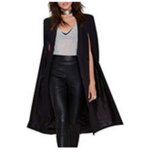 Open Front Long Cape